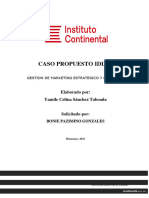 Caso Práctico Propuesto N. 01 - Indicador I