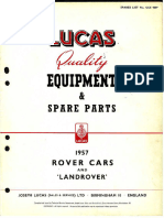 Lucas Spare Parts - Series I (1957)