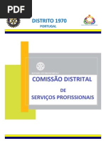 NEWSLETTER nº 1 - Comissão Distrital de Serviços Profissionais
