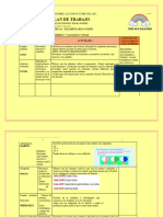 Plan de Trabajo: Semana Del 27 de Septiembre Al 01 de Octubre Del 2021