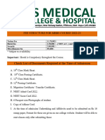 MBBS Fee Structure 2022 23