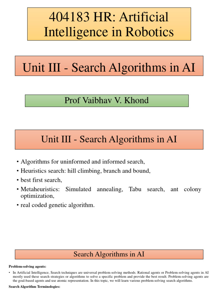 Uninformed Search Algorithms - Javatpoint