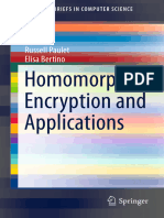 Homomorphic Encryption and Applications by Xun Yi, Russell Paulet, Elisa Bertino