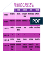 Horario 5B