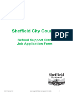 Job Application Form - School Support Staff 7 5