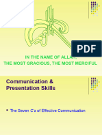 The Seven C's of Effective Communication