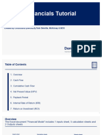 2b. Project Financial Model - Tutorial