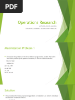 Operations Research Lecture Notes 4-Maximization Problems