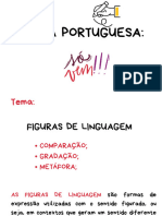 9º ANO - LÍNGUA PORTUGUESA - FIGURAS DE LINGUAGEM