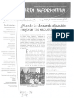 36 - Carta Informativa - Puede La Descentrailizacion Mejorar (3 Copias)