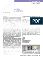 Variedad de Materiales en La Tecnología CAD/CAM