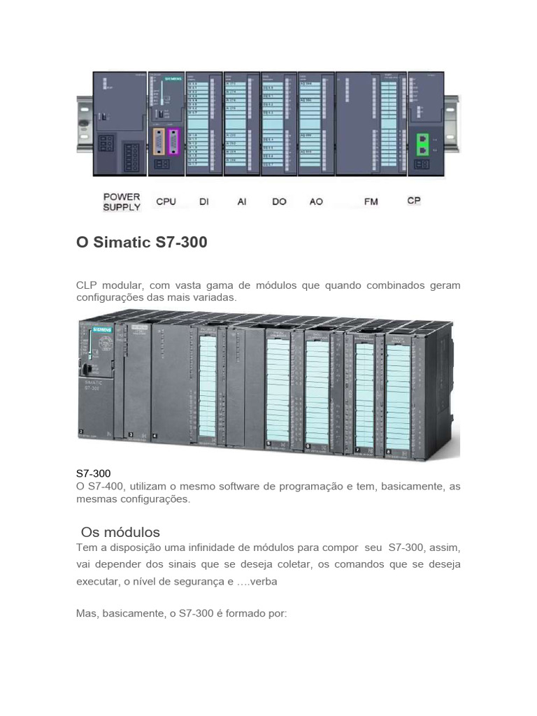 O Simatic S7 | PDF