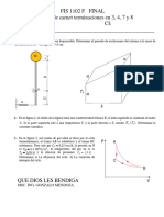 EXAMEN FINAL FIS 1102 CI 3, 4, 7 y 8