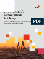 PWC Australia - Management Response To Review