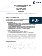 Guía 14 - Modificación de Estatutos, Aumento y Reducción de Capital