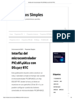 Interfaz Del Microcontrolador PIC18F46K22 Con DS1307 RTC