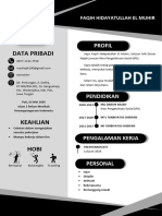 CV Dan Lamaran Faqih Hidayatullah El Muhir