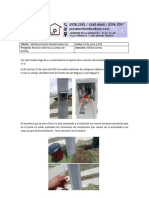 Informe y Cotizacion Acometida Electrica de Bomba de Fuente de Agua