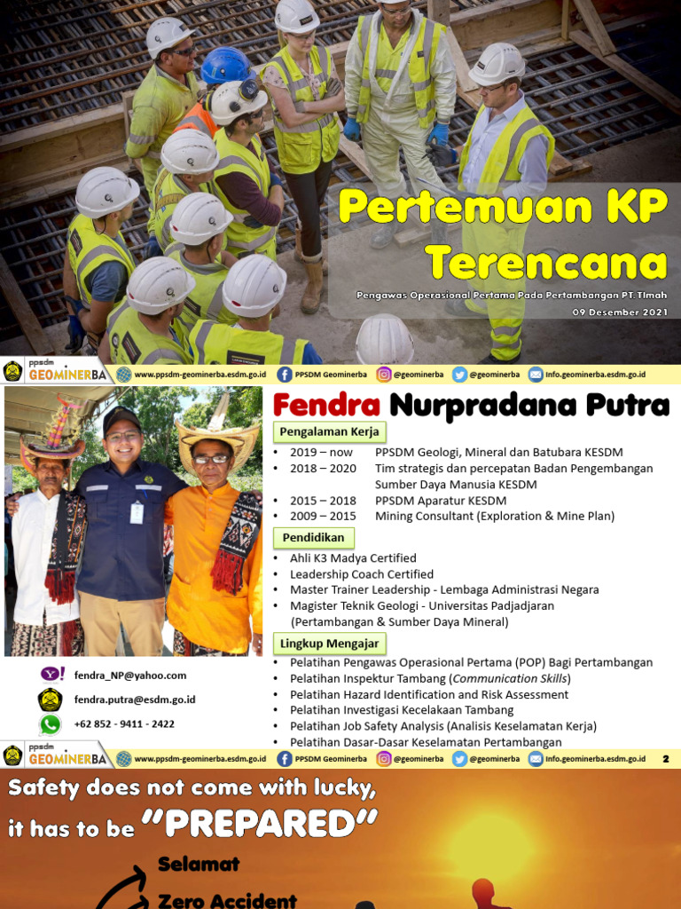 Pelatihan Keselamatan Pertambangan K3 | PDF