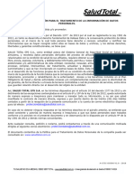 A Gtic DG006 Aviso de Autorizacion para El Tratamiento de La Informacion de Datos Personales