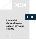 Le Marché Du Jeu Vidéo Sur Support Physique en 2010