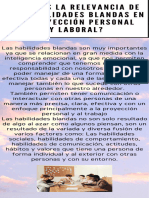 ¿Cuál Es La Relevancia de Las Habilidades Blandas en La Proyección Personal y Laboral