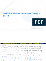 Transient Analysis in Network Theory Lec 4 With Anno