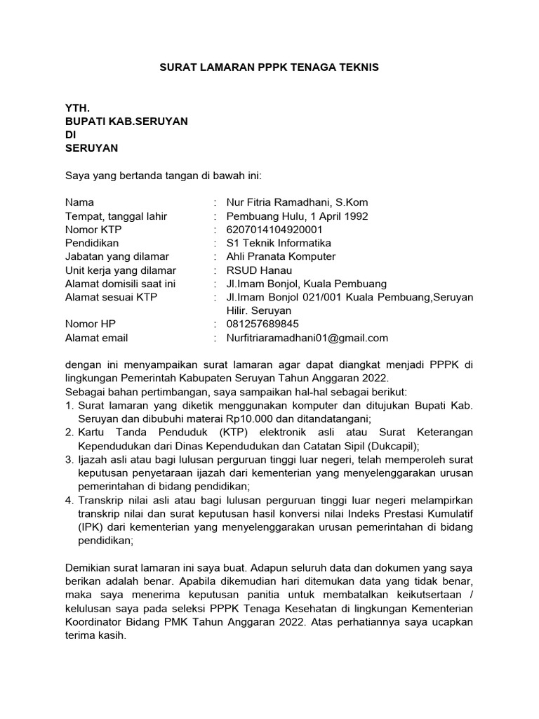 format-surat-lamaran-pppk-tenaga-teknis-2022-pdf