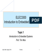 ELEC3300 - 01 Introduction To Embedded Systems