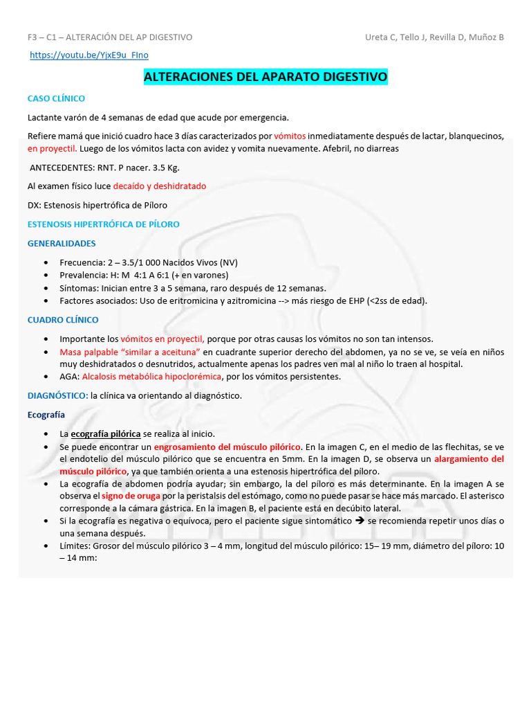 1 1 Alteraciones Del Ap Digestivo Pdf La Enfermedad Por Reflujo
