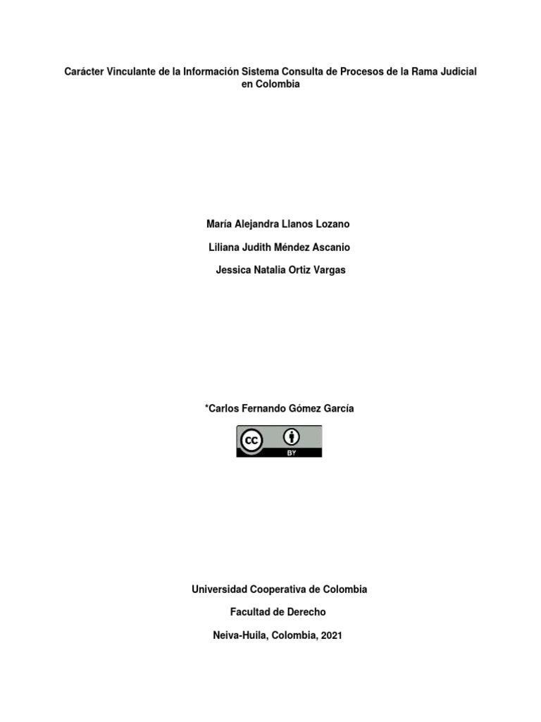 Tesis car cter vinculante de la informaci n sistema consulta de