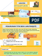 Sifat Koligatif Larutan Tekanan Osmotik Dan Penurunan Titik Beku