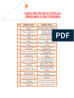 Fechas Civicas