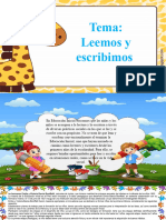 Leemos y Escribimos