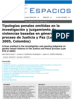 Freja, Montalvo y Cortés (2018) - Tipologías Penales Omitidas