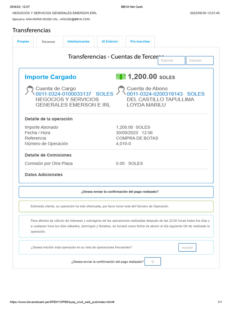 BBVA Net Cash 1 | PDF