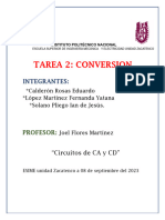 Tarea 2. Conversión