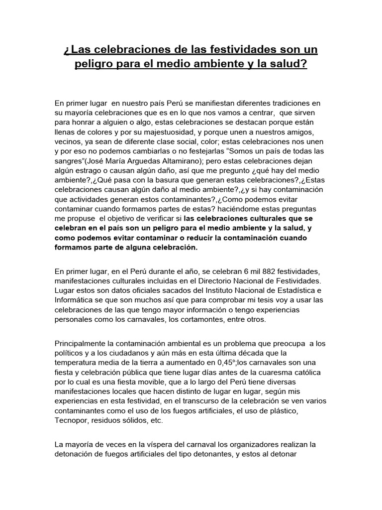 Ensayo PDF Contaminación Fuegos artificiales