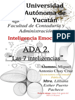 ADA 2. Las 7 Inteligencias