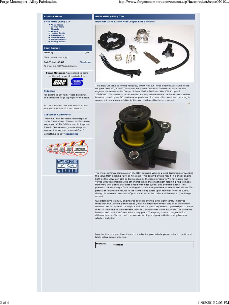 Blow Off Valve Issues PDF