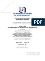 Determinación de Los Gramos de Ácido en Una Muestra