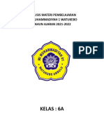 ANALISIS MATERI PEMBELAJARAN