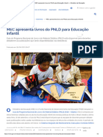 MEC Apresenta Livros Do PNLD para Educação Infantil - Ministério Da Educação