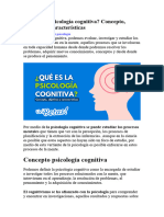 Qué Es La Psicología Cognitiva