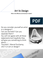 Art VS Design
