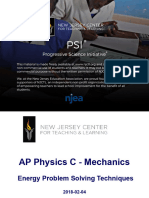 AP Physc M Energy Problem Solving Techniques 2018-03-10