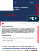 Psychosocial Problems in The Child and Youth Population: Mag. Andrés Reyes