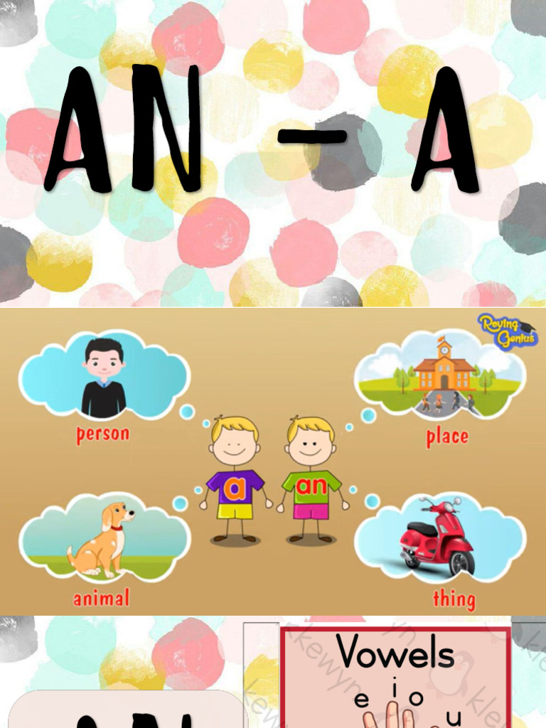 Usage Of An And A