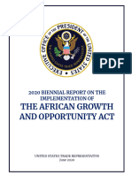 USTR Biennial Report To Congress On AGOA 062320