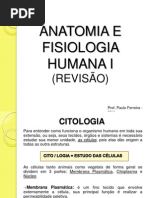 Citologia e Sistema Esquelético